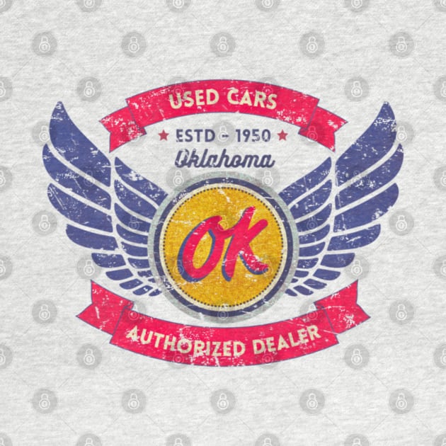 OK Used Cars 1925 - Disstresed Vintage Style by Sultanjatimulyo exe